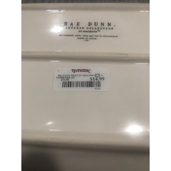 Rae Dunn Fourth Of July Platter Rectangle 4th Red White Blue Independance‎ - Picture 4 of 4